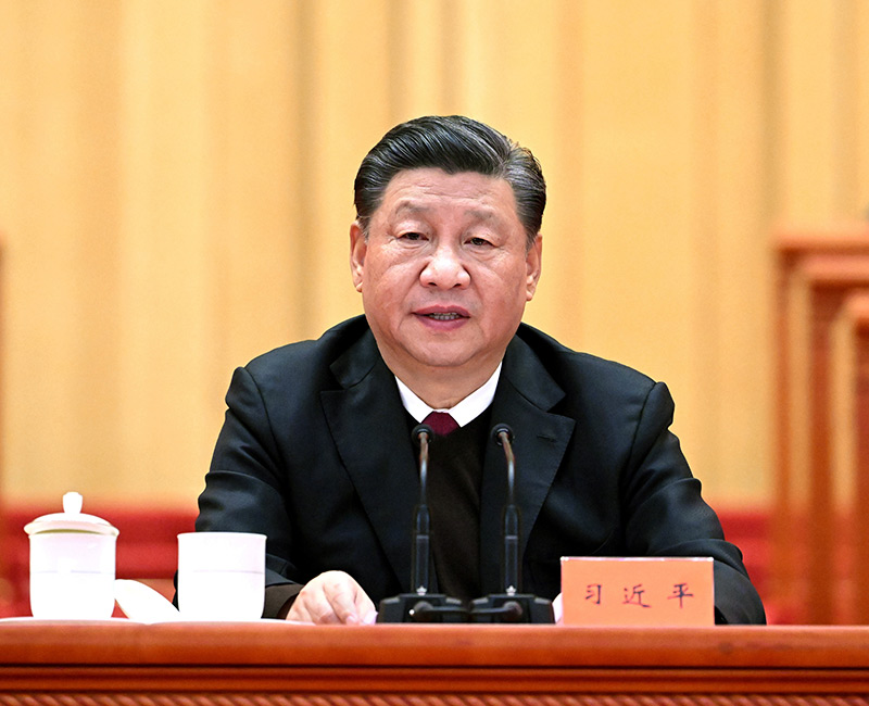 12月14日,中国文学艺术界联合会第十一次全国代表大会、中国作家协会第十次全国代表大会在北京人民大会堂开幕。中共中央总书记、国家主席、中央军委主席习近平出席大会并发表重要讲话。新华社记者 饶爱民 摄